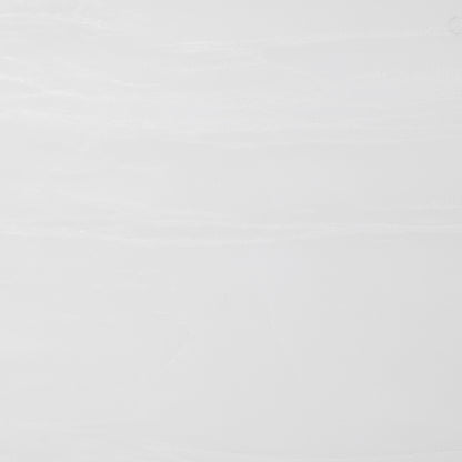 Kerwin Square Stone Top End Table White and Chrome