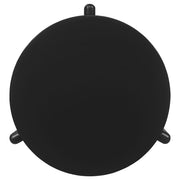 Mesa auxiliar redonda de madera maciza Cordova negra