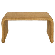 Cahya Rattan Coffee and End Table Set Black