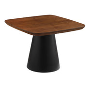Juego de mesa de centro Eason en nogal y negro