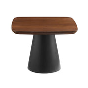 Juego de mesa de centro Eason en nogal y negro
