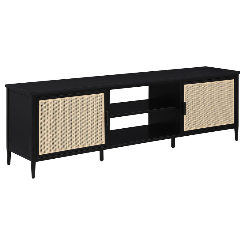 Consola multimedia con soporte para TV de metal Amherst