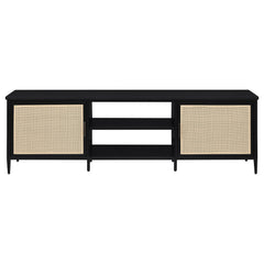 Consola multimedia con soporte para TV de metal Amherst