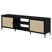 Consola multimedia con soporte para TV de metal Amherst