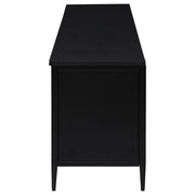 Consola multimedia con soporte para TV de metal Amherst