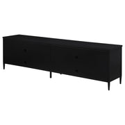 Consola multimedia con soporte para TV de metal Amherst