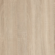 Mesa de centro redonda de madera de ingeniería Fowler de 1 estante, color natural