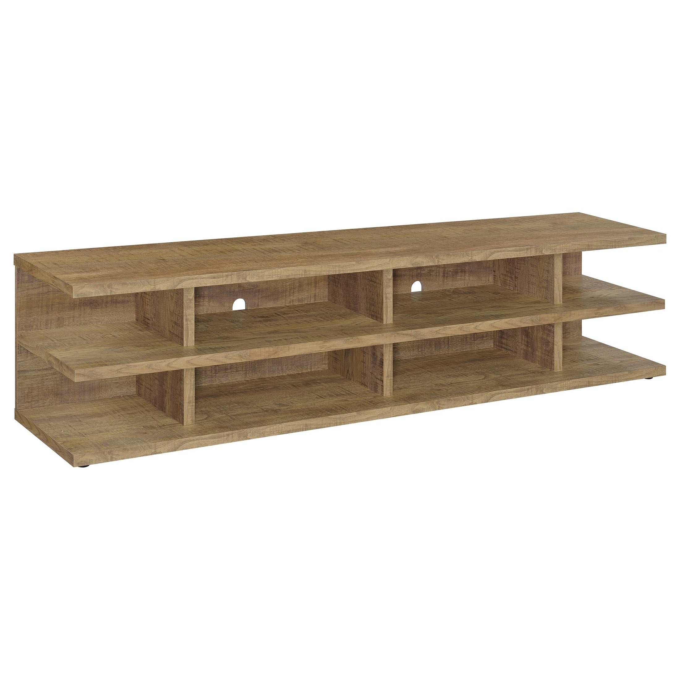 Cartmill 78-inch 2-tier TV Stand Media Console Black