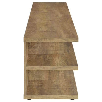 Cartmill 78-inch 2-tier TV Stand Media Console Black