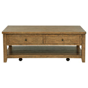 Payne 48-inch Mobile Lift Top Coffee Table Distressed