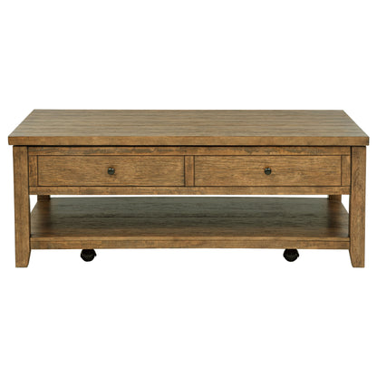 Payne 48-inch Mobile Lift Top Coffee Table Distressed