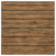 Mesa auxiliar de madera Payne con estante en marrón envejecido