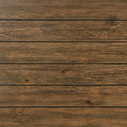 Mesa auxiliar de madera Payne con estante en marrón envejecido