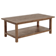 Juego de mesa auxiliar Payne de café y 1 cajón en marrón