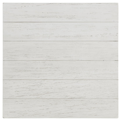 Payne Wood End Table with Shelf Distressed Brown