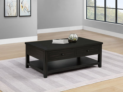 Payne 48-inch Mobile Lift Top Coffee Table Distressed