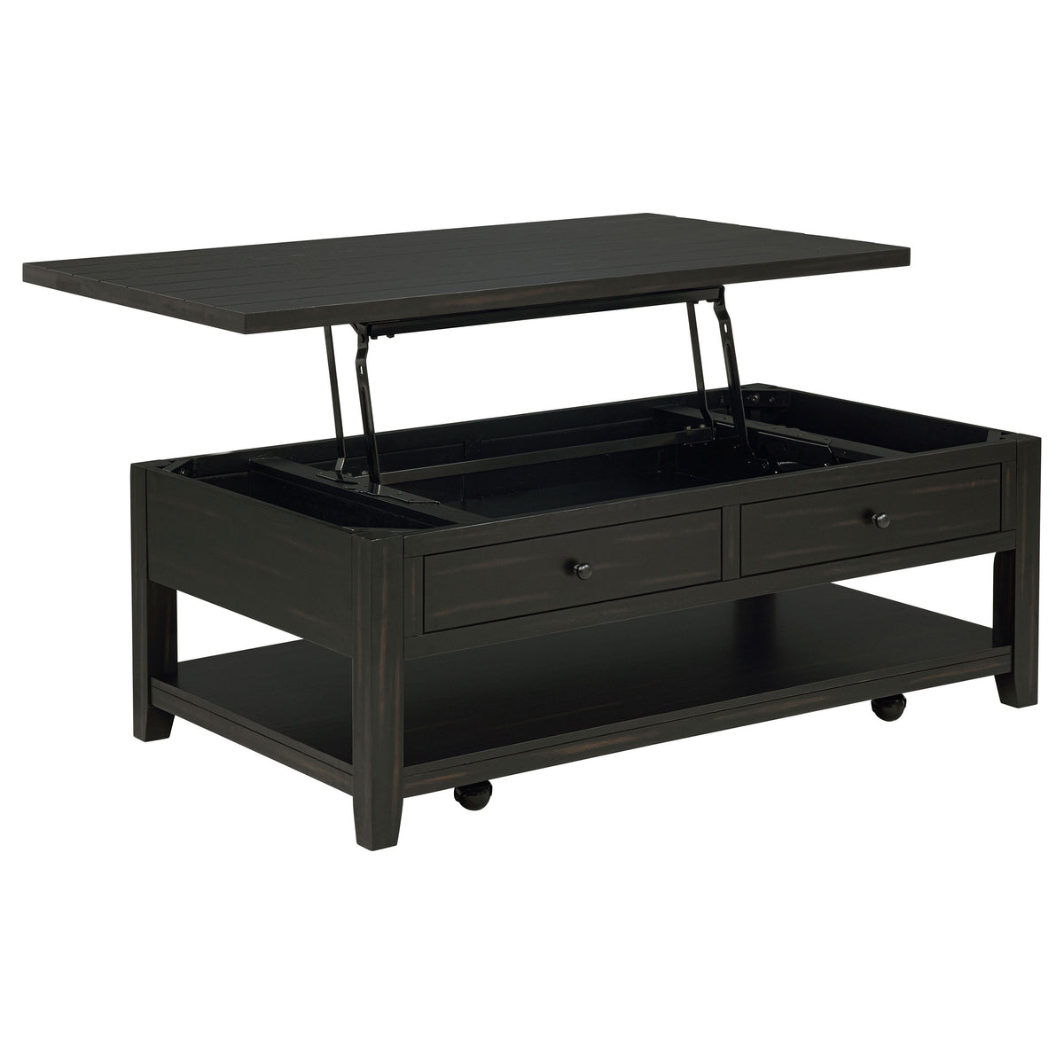 Payne 48-inch Mobile Lift Top Coffee Table Distressed