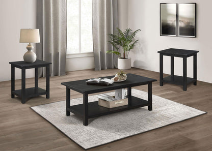 Payne Coffee and End Table Set Distressed