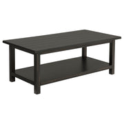 Juego de mesa auxiliar Payne de café y 1 cajón en marrón