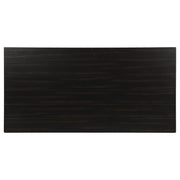 Payne Wood Coffee Table with Shelf Distressed Brown