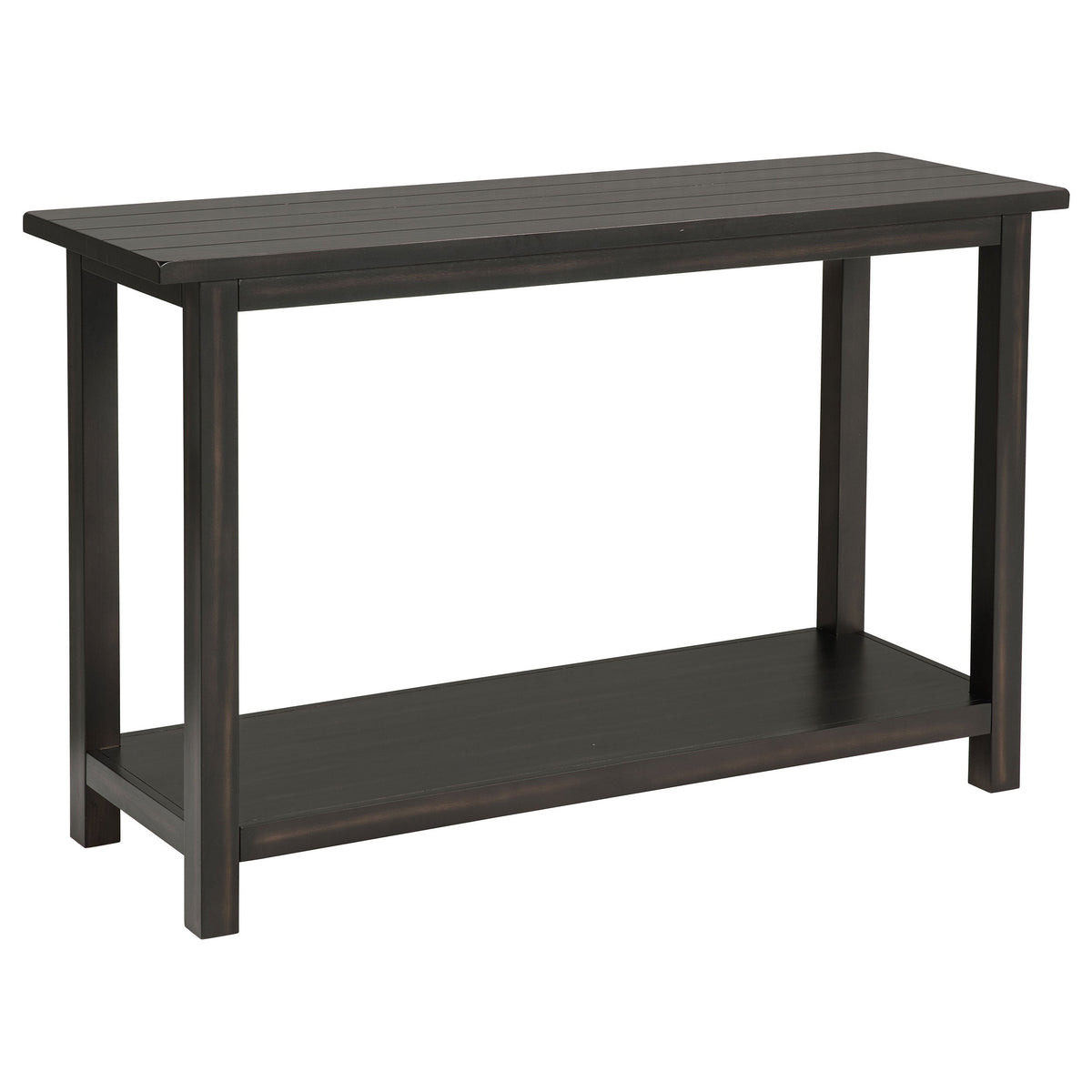 Payne Wood Entryway Sofa Console Table Distressed Brown
