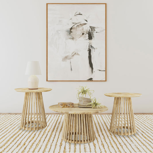 Touhy Round Coffee & End Table Set