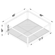 Juego de mesa de centro y auxiliar Amherst