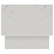 Ebby 2-piece Genuine Marble Top Nesting Coffee Tables White