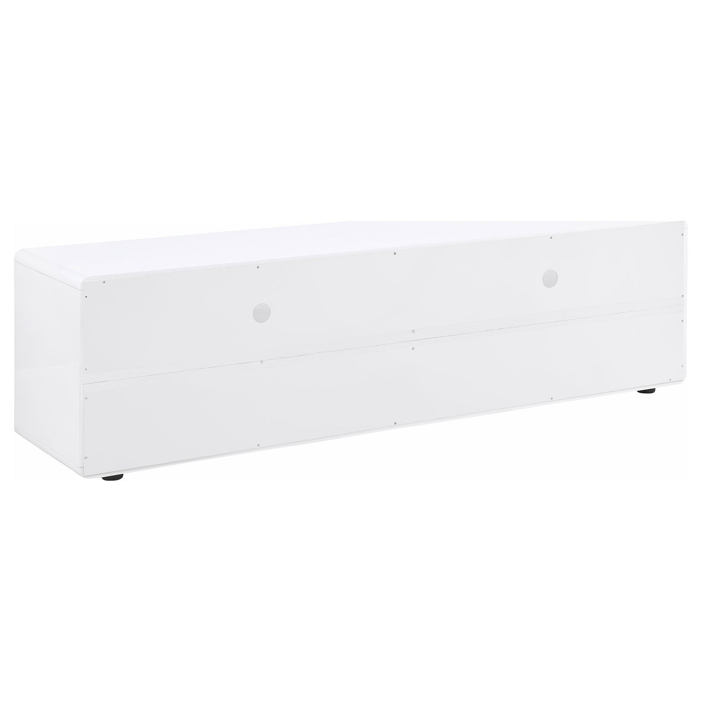 Mueble para TV Elkton de 59 pulgadas, madera de ingeniería, con 2 cajones, color mango