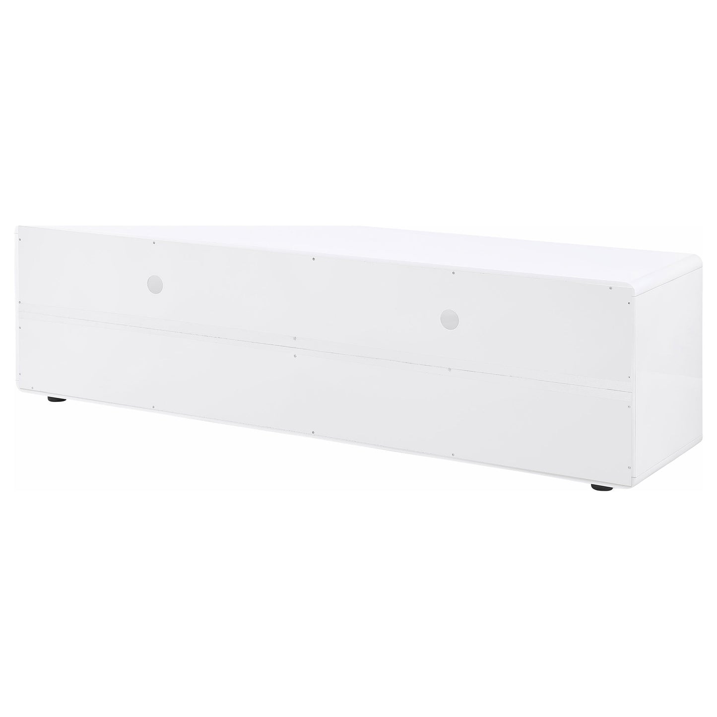Mueble para TV Elkton de 59 pulgadas, madera de ingeniería, con 2 cajones, color mango