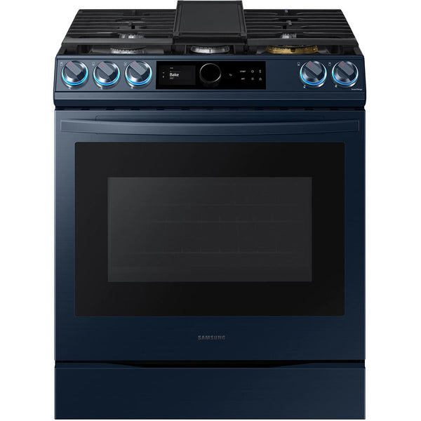 Samsung 30-inch Slide-in Gas Range with Wi-Fi Technology NX60A8711QN/AA