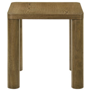 Castlewood Engineered Wood Accent Side End Table Brown Oak