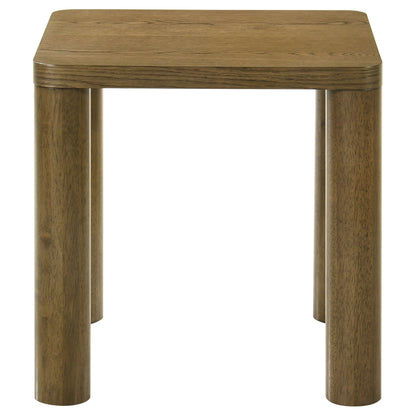 Castlewood Cocktail Coffee Table Set Brown Oak