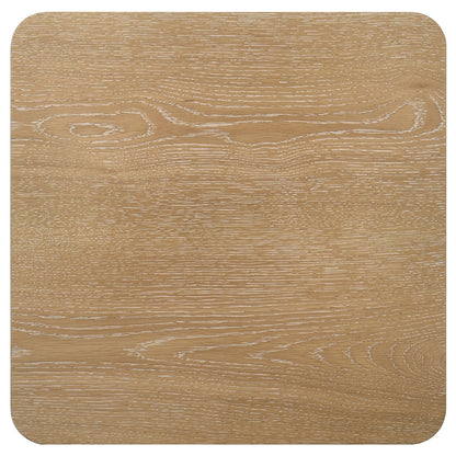 Castlewood Engineered Wood Accent Side End Table Light Oak