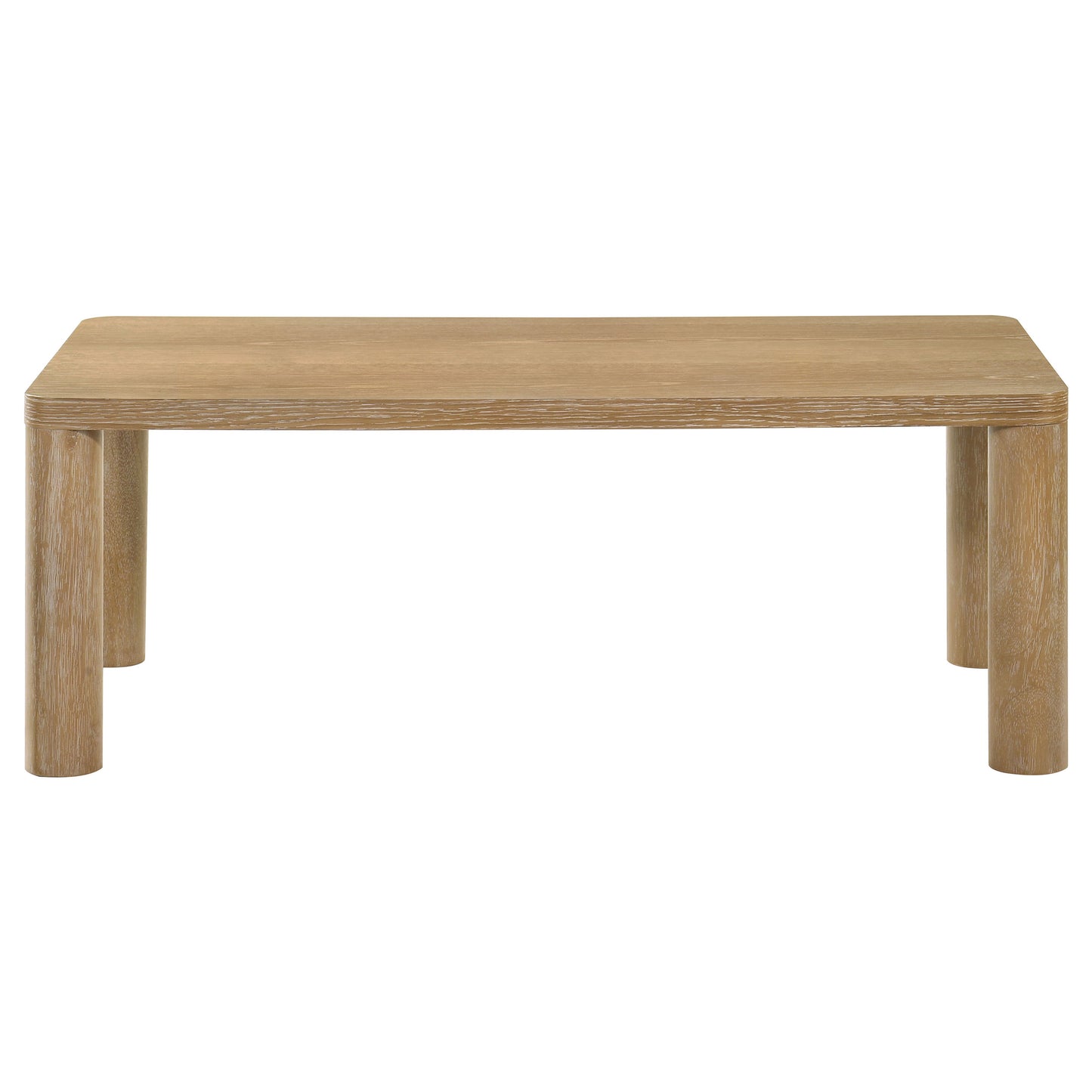 Castlewood Cocktail Coffee Table Set Light Oak