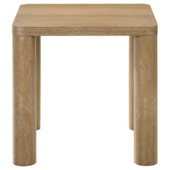 Castlewood 3-piece Cocktail Coffee Table Set Washed Oak