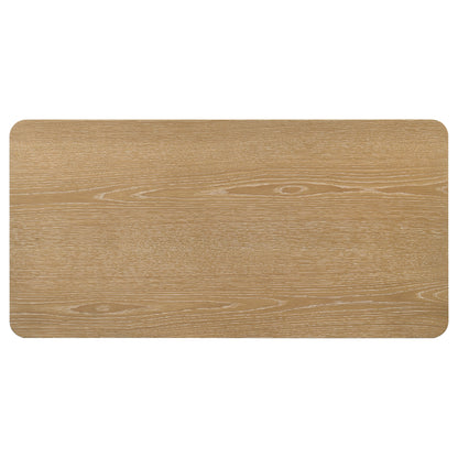 Castlewood Engineered Wood Cocktail Coffee Table Light Oak