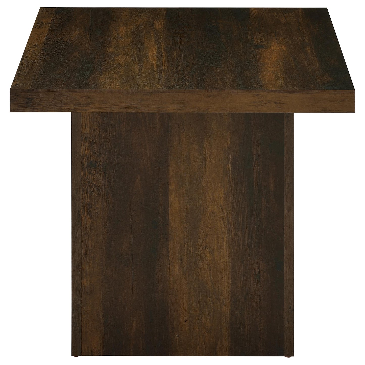 Devar Square Coffee and End Table Set Dark Pine