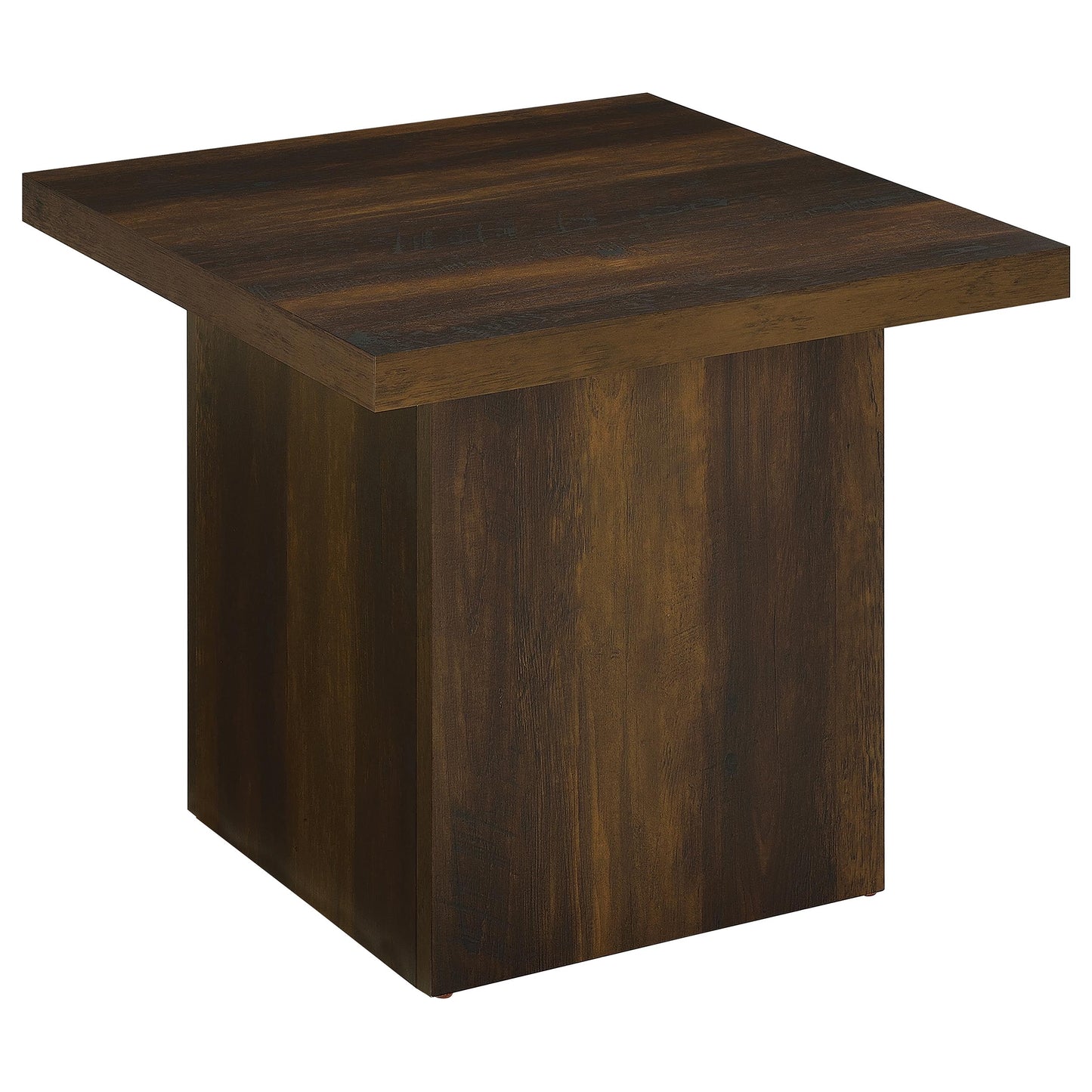 Devar Square Coffee and End Table Set Dark Pine