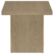 Devar Square Cocktail Coffee End Table Set Latte