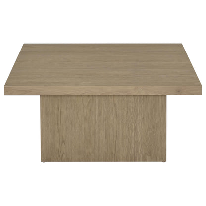 Devar Square Engineered Wood Cocktail Coffee Table Latte