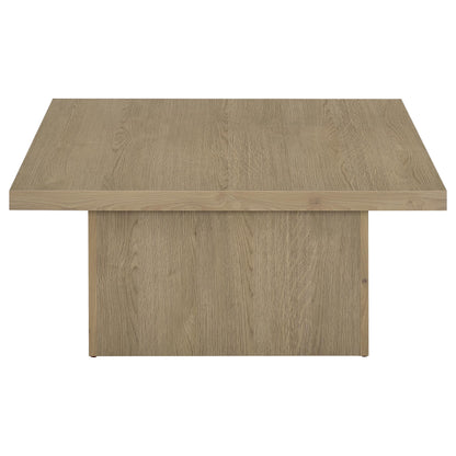 Devar Square Engineered Wood Cocktail Coffee Table Latte
