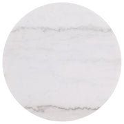 Jason 3-piece Round White Marble Coffee Table Set Greige