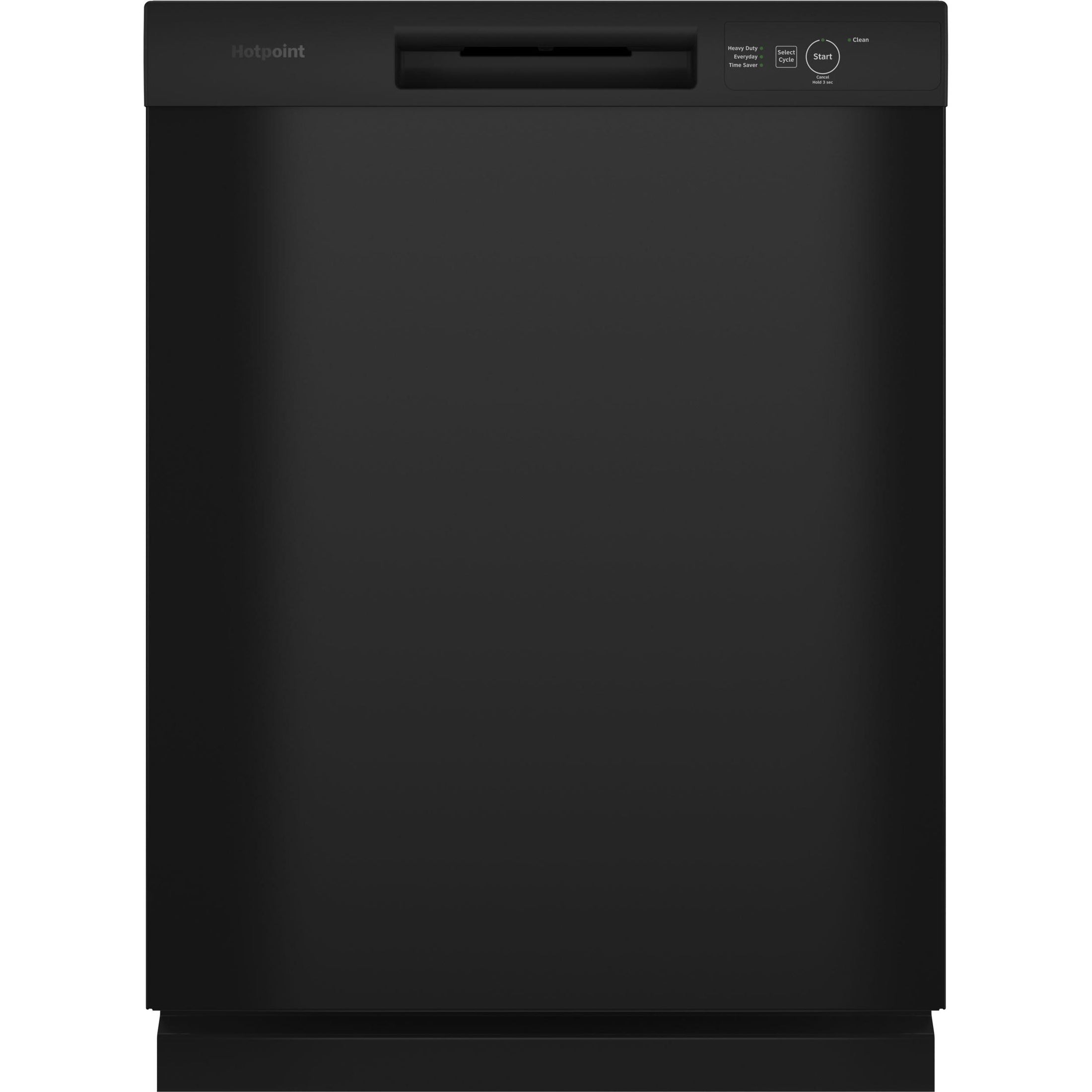  Hotpoint 24-inch Built-in Dishwasher with Water Filtration System HDF330PGRBB IMAGE 1