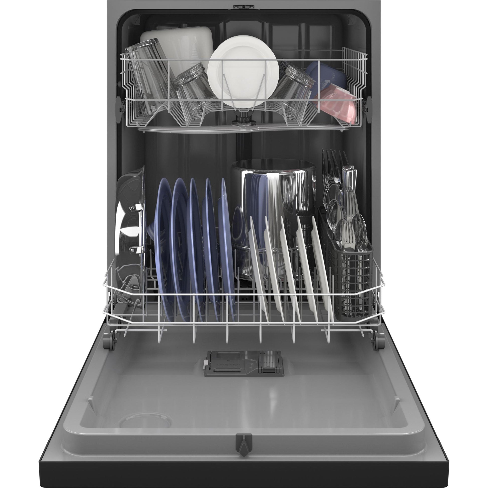  Hotpoint 24-inch Built-in Dishwasher with Water Filtration System HDF330PGRBB IMAGE 3