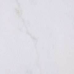 Jason Round White Marble Top Coffee Table Honey Brown
