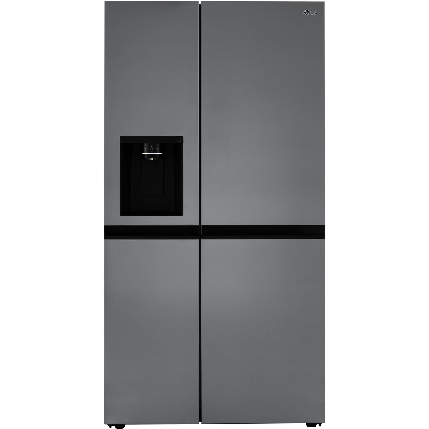  LG 36-inch, 23 cu.ft. Counter-Depth Side-by-Side Refrigerator with External Water and Ice Dispensing System LRSXC2306S IMAGE 1