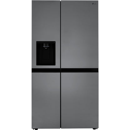 LG 36-inch, 23 cu.ft. Counter-Depth Side-by-Side Refrigerator with External Water and Ice Dispensing System LRSXC2306S IMAGE 1