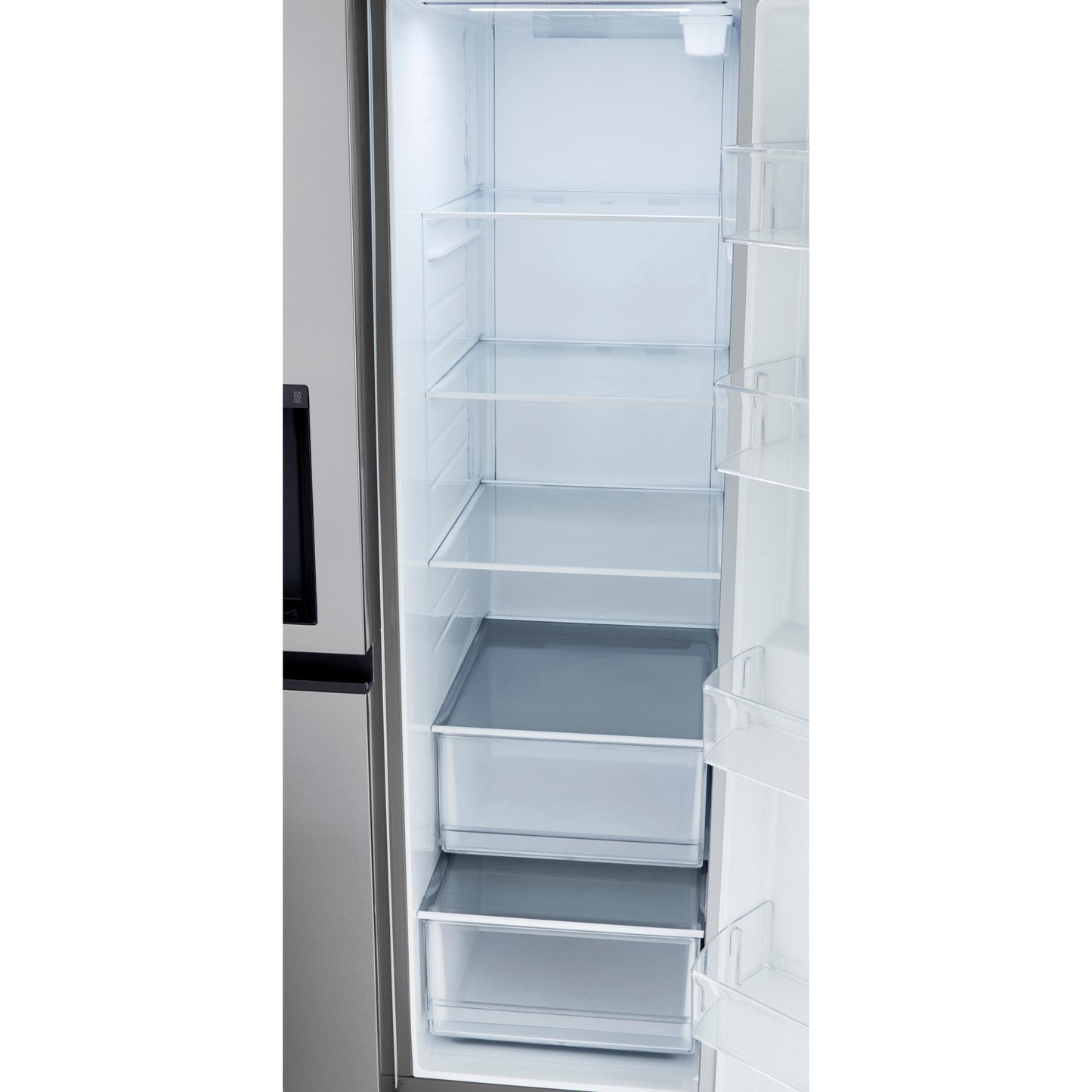 LG 36-inch, 23 cu.ft. Counter-Depth Side-by-Side Refrigerator with External Water and Ice Dispensing System LRSXC2306S IMAGE 10
