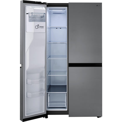 LG 36-inch, 23 cu.ft. Counter-Depth Side-by-Side Refrigerator with External Water and Ice Dispensing System LRSXC2306S IMAGE 7